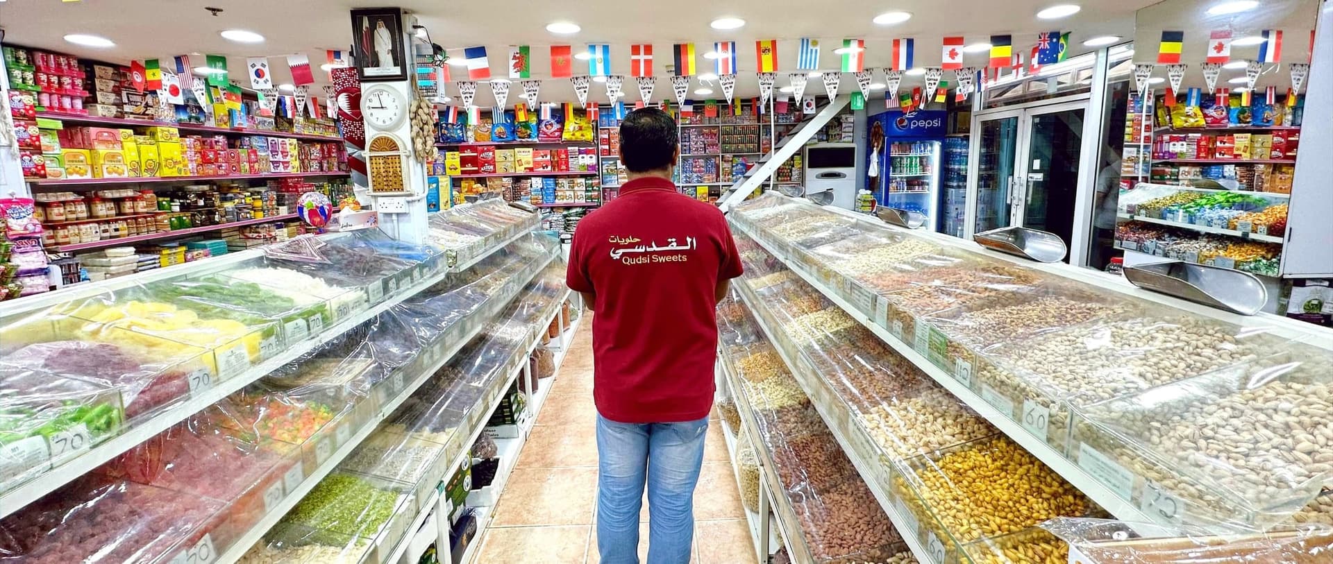 Inside the store